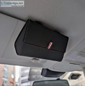 Magnetic clip-on sunglasses case