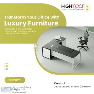 Highmoon: transform your office with luxury furniture