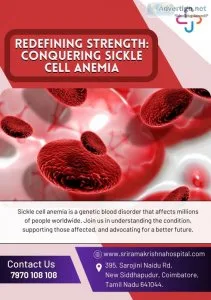 Sickle cell disease doctors in coimbatore | sri ramakrishna hosp