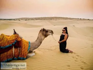 Camel safari in jaisalmer