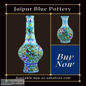 Discover exquisite art of jaipur blue pottery with sakshi intern