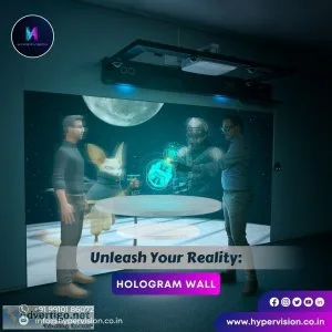 3d hologram wall