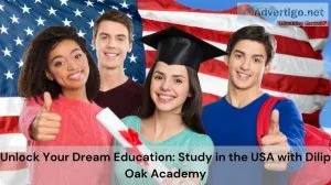 Unlock your dream education: study in the usa with dilip oak aca