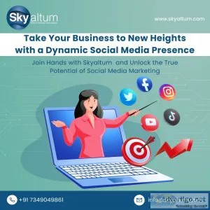 Improve your online visibility with skyaltum best seo company in