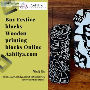 Buy festive blocks wooden printing blocks online | aahilyacom
