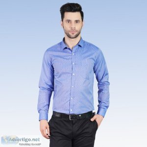 Elevate your style with a sky blue formal shirt