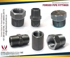 Forged pipe fittings manufacturers suppliers exporters in india 
