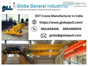Eot crane manufacturer in delhi, india | globe pull