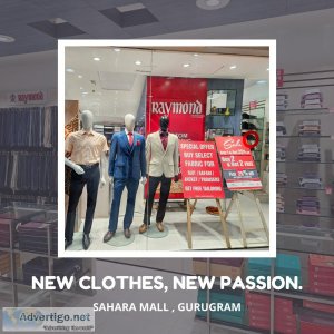 Raymond custom tailoring in sahara mall, mehrauli, gurgaon | ray