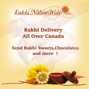 Send only rakhi to canada - hassle-free delivery at rakhinationw