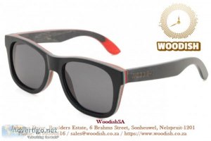 Gray lens polarized skateboard wood sunglasses for men