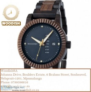 Stylish walnut wooden watch for men in south africa