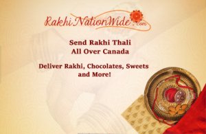 Online delivery of rakhi thali to canada