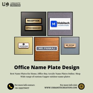 Office name plate design