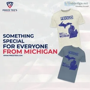 Made in michigan shirts: celebrate local pride