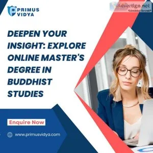 Deepen your insight: explore online master s degree in buddhist 