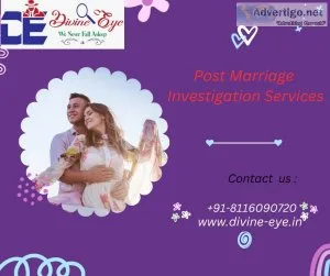 Divine eye - post marriage investigation services in kolkata