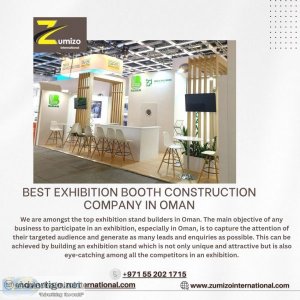 Exhibition stand design & build services in oman