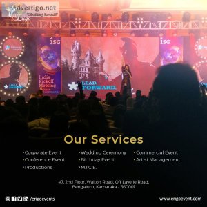 Erigo event - corporate events & wedding planners