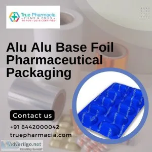 Alu alu base foil pharmaceutical packaging