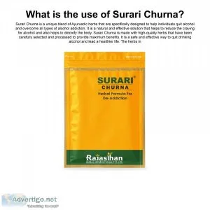 Rajasthan herbals surari churna for alcohol de-addiction