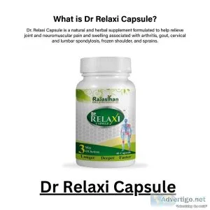 Rajasthan herbal dr relaxi capsule: arthritis & muscular pain