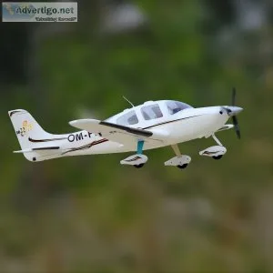 Dynam sr22 v2 trainer white rc scale plane 1400mm 55 wingspan