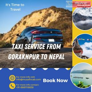 Gorakhpur to nepal taxi service