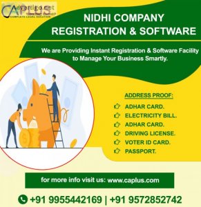 Best nidhi company registration in india | nidhi company registr