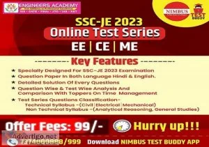 Which is the best ssc je mechanical engineering online test seri