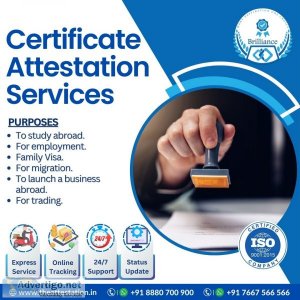 global acceptance: certificate attestation services in Chennai