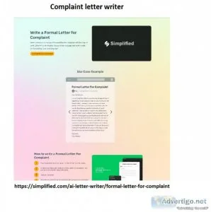 Essential components of a formal letter of complaint