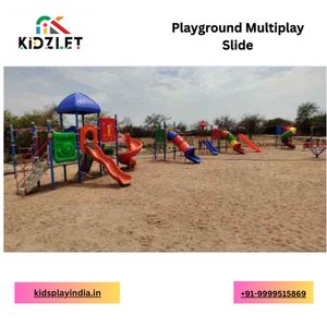 Playground multiplay slide - where slides meet adventure