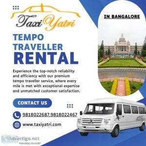 Budget-friendly tempo traveller rentals in bangalore