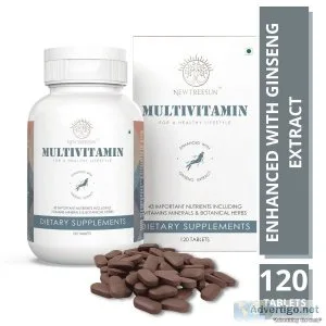 100% organic ginseng multivitamin and multimineral tablets