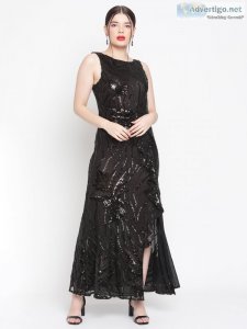 Elevate your party look: buy exquisite party wear gowns online