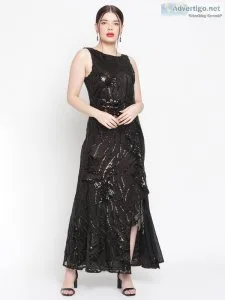 Elevate your party look: buy exquisite party wear gowns online