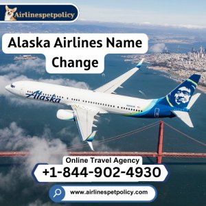 How can you change the name on an alaska airlines flight ticket?