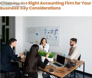 Find the perfect accounting firm for your business - key factors