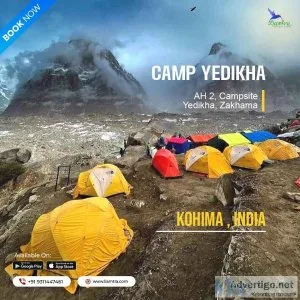 Camp yedikha in kohima - best stay near hornbill
