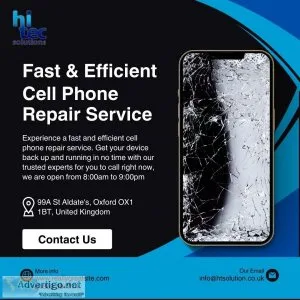 Fast & efficient cell phone repair service in oxford