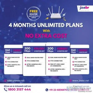 Best and low cost broadband service providers in thane