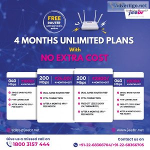 Experience lightning-fast internet speeds with jeebr - mumbai s 