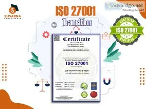 Elevate your organization with suvarna consultants iso 9001 cert
