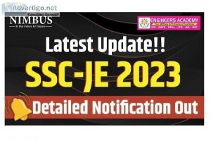 All about ssc je 2023 syllabus