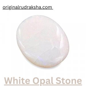 White opal stone
