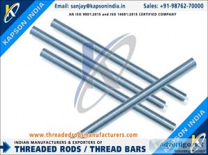 Threaded rods & thread bars manufacturers exporters in india htt
