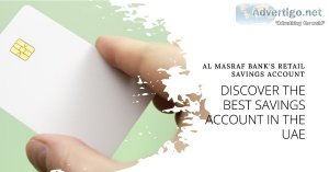 Open a retail savings account with al masraf - secure your futur