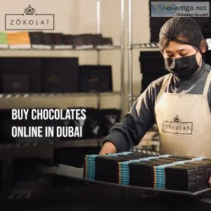 Buy chocolates online with zokolat chocolates dubai