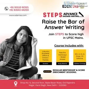 When do i start the upsc mains answer writing, and how do i get 